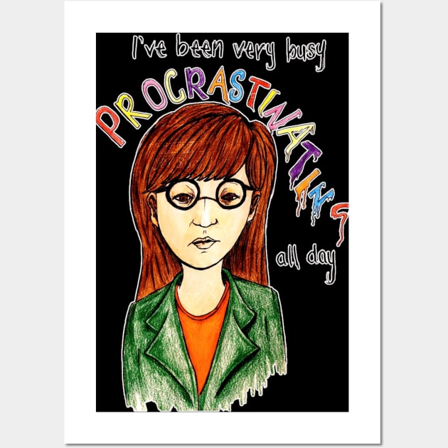 Daria Wall Art by Bloody Brilliant Design